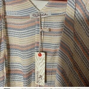 QUAGGA Kimono Ruana Bathing suit cover 100% Soft Viscose NWT